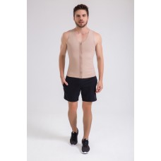 Esbelt afslank onderhemd met rits