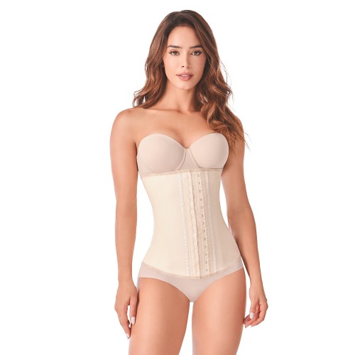 Ann Chery Latex waisttrainer 3 Hooks Classic model 2021 Beige Ann Chery Latex waisttrainer 3 Hooks Classic model 2021 Beige