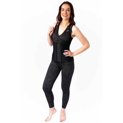 LaFaja – Colombiaanse Latex Waist Trainer Semi-Vest 3-hooks